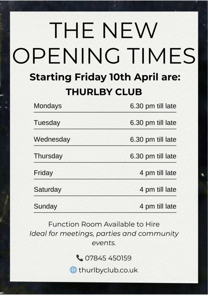 The New Opening Times