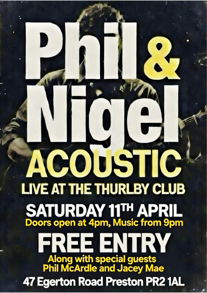 Phil & Nigel Acoustic Live